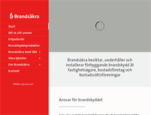 Tablet Screenshot of brandsakra.se
